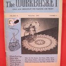 Vintage WORK BASKET Magazine Patterns December 1953