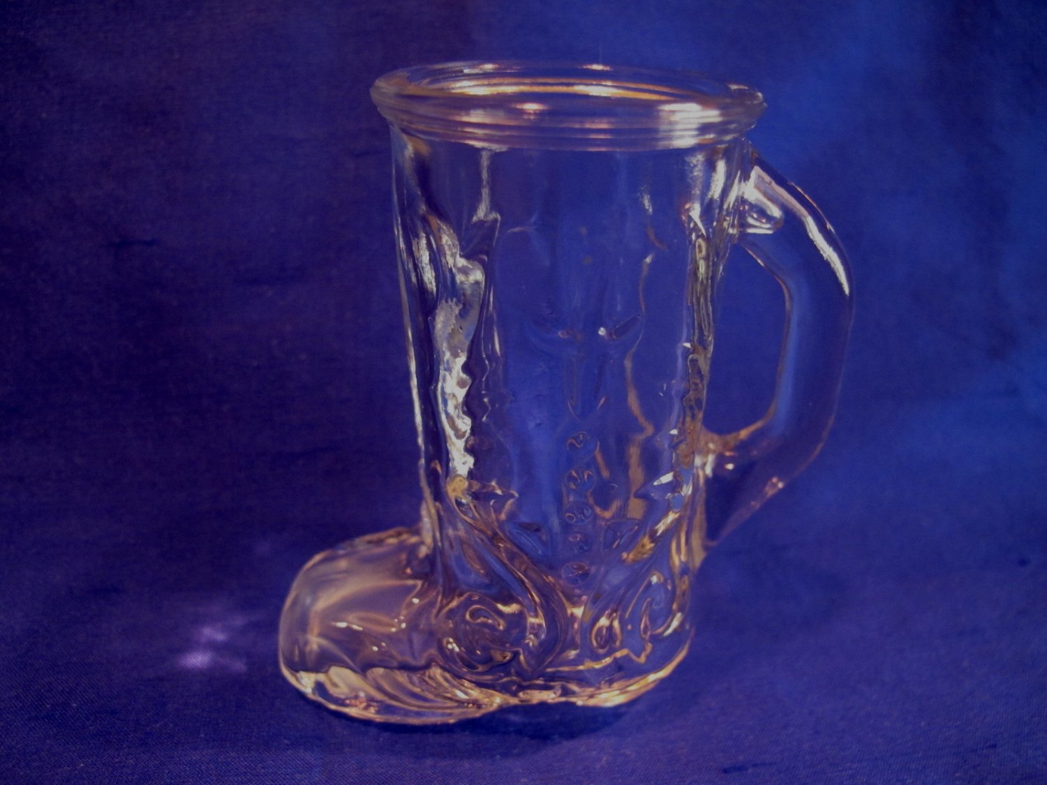 COWBOY BOOT Shot Glass or TOOTHPICK Holder CANADA Collector Souvenir