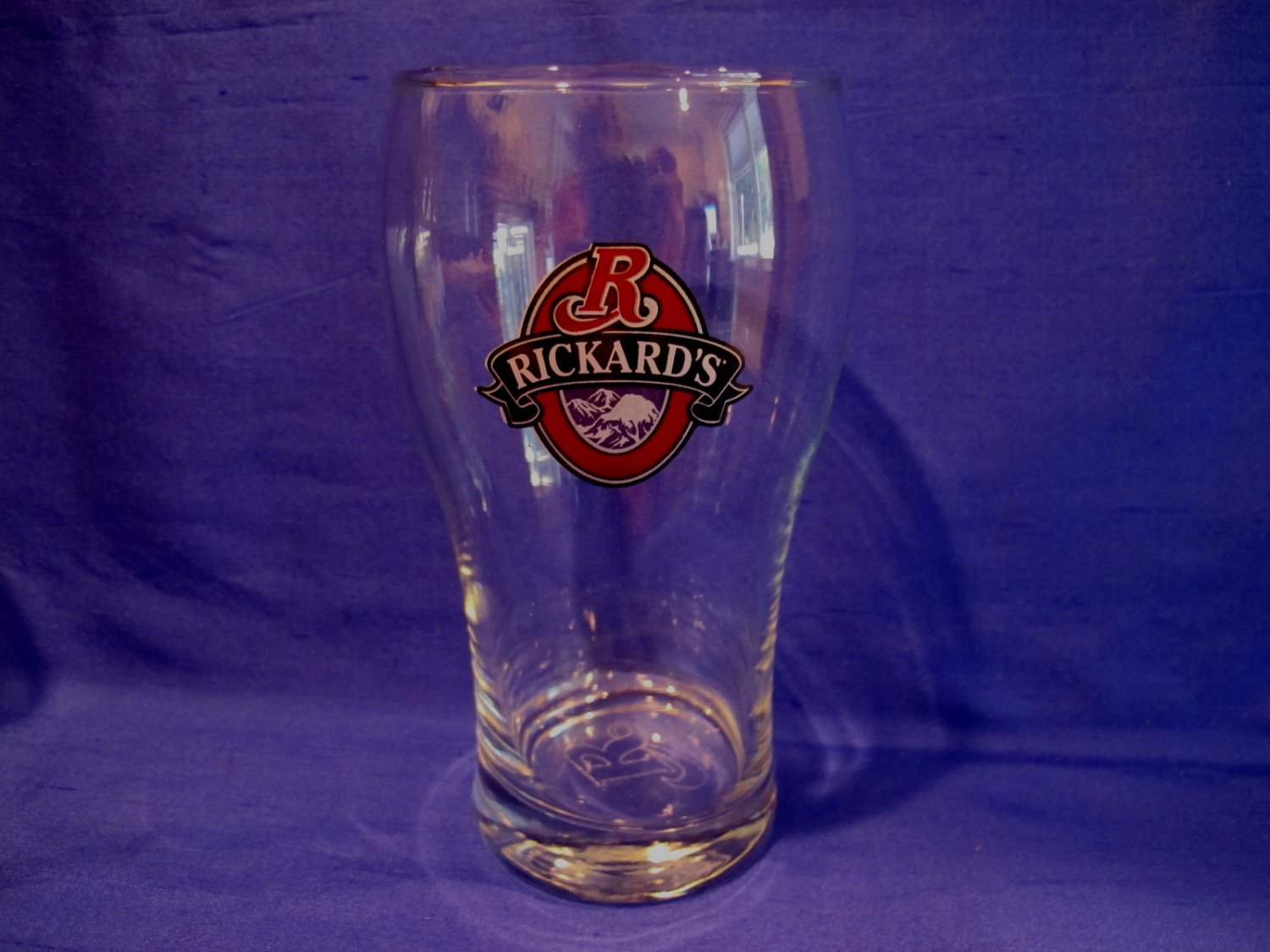 Rickards Beer Glass Souvenir Canada Collector Collectible Etched R