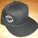 Black Flat Bill Cap with White JC Brand
