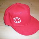 Red Flat Bill Cap with White JC Brand