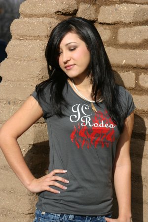 Gray JC Rodeo Womens T