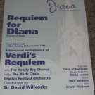 Princess Diana - Requiem for Diana programme RARE
