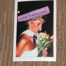 Princess Diana photo 4x6 ~ powder blue gown, flowers ~