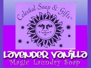 Lavender Vanilla Natural VEGAN Laundry Soap Powder 1 pound/lb. - 40-80 LOADS  44 oz.