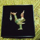 Kinnaree Thai Bird Swan Broach Brooch Pin Hand Gift