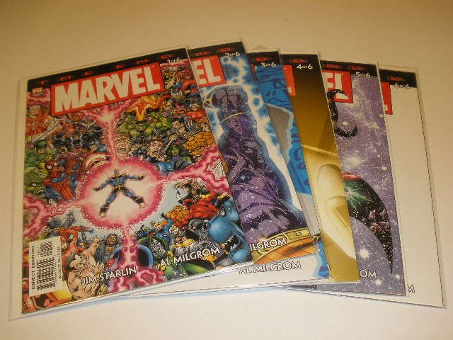 Marvel The End 1-6 NM collection (2003 Thanos)