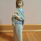 LLADRO Piece 4650 Girl Lady With Calla Lillies Lily Flowers Figurine – Retired no box