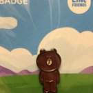 Naver Line Friend - Official Goods Brown Badge 3cm
