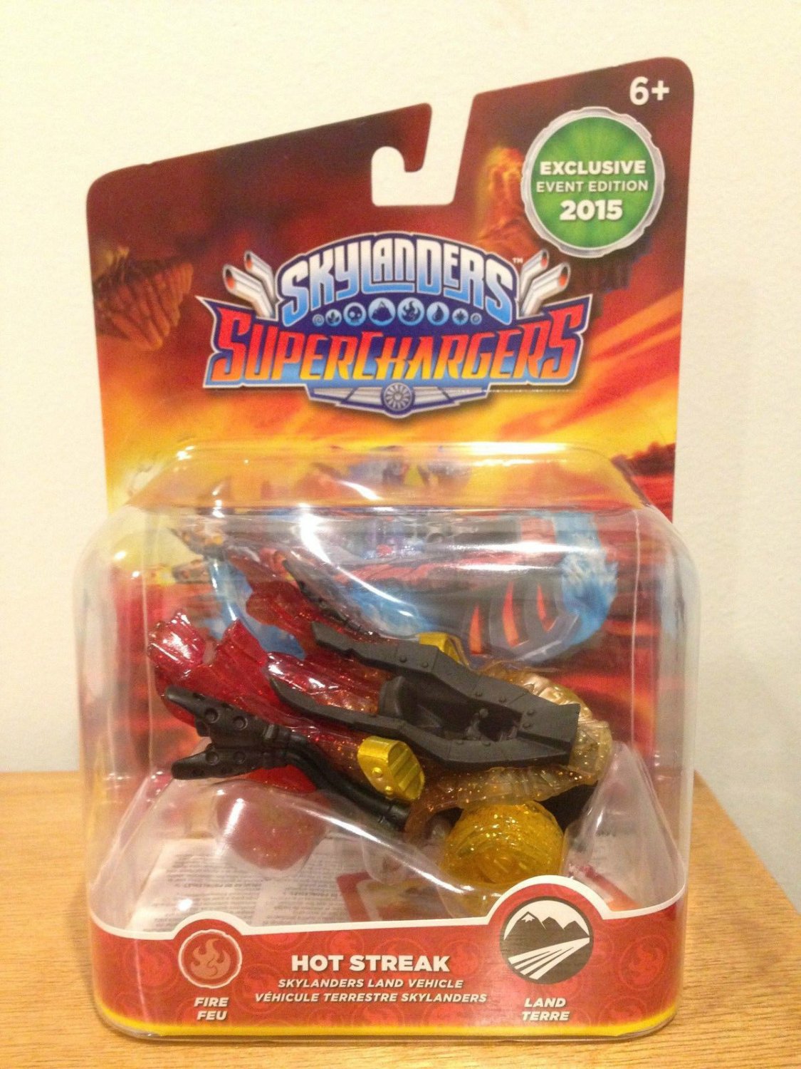 E3 2015 Exclusive variant Skylanders Superchargers Vehicle Hot Streak