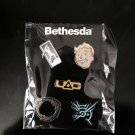 E3 2015 Exclusive Bethesda 5 pin set - FALLOUT 4 PIP BOY DISHONORED 2 OBLIVION.