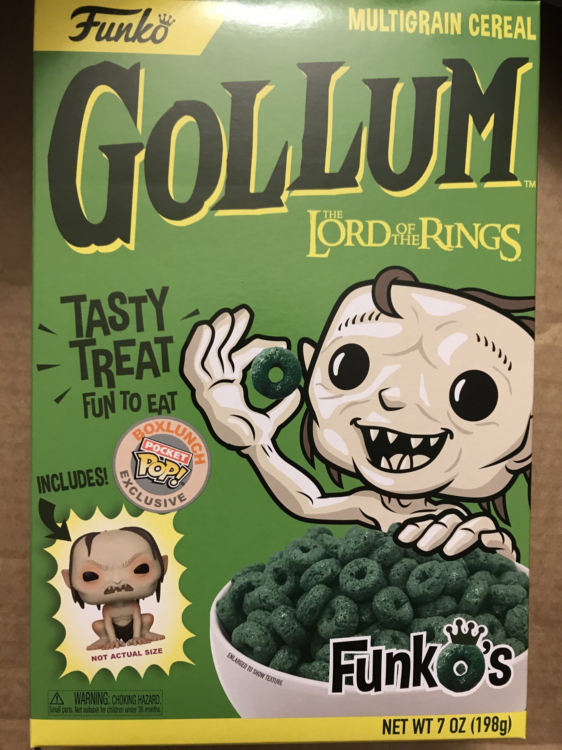 SDCC 2018 BoxLunch Exclusive Gollum Cereal