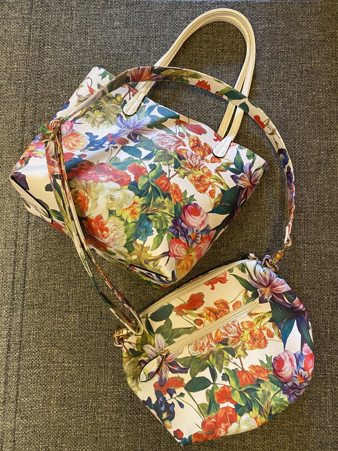 Fashion flower hand bag and purse