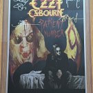 SDCC 2022 signed Ozzy Osbourne "PATIENT NUMBER 9" Foil print poster