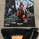 SDCC 2023 Hellboy Dark House Signed Print and Fanny Pack