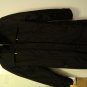 Weatherproof long black winter coat, size S, with hood excellent condition