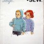 Kwik Sew 1732: Toddlers Sweatshirt, Size T1-T4 - UNCUT