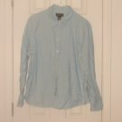 Eddie Bauer Mens Long Sleeve Button Up Light Blue Top XL