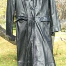 Ladies LEATHER COAT, Black, size M, Excellent condition!