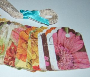 Gift Tag set-Cottage Garden - Qty 24