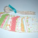 Gift Tag set- Nanas Nursery Baby Girl - Qty 24