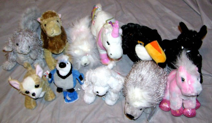 Webkinz Huge Lot 54 Stuffed Animals & Carrying Case