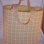 Country Yellow Print Book Tote