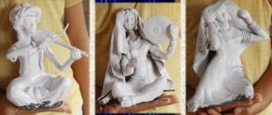 three pose