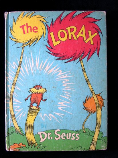 The Lorax Dr. Seuss First Trade Edition Lake Erie 1971