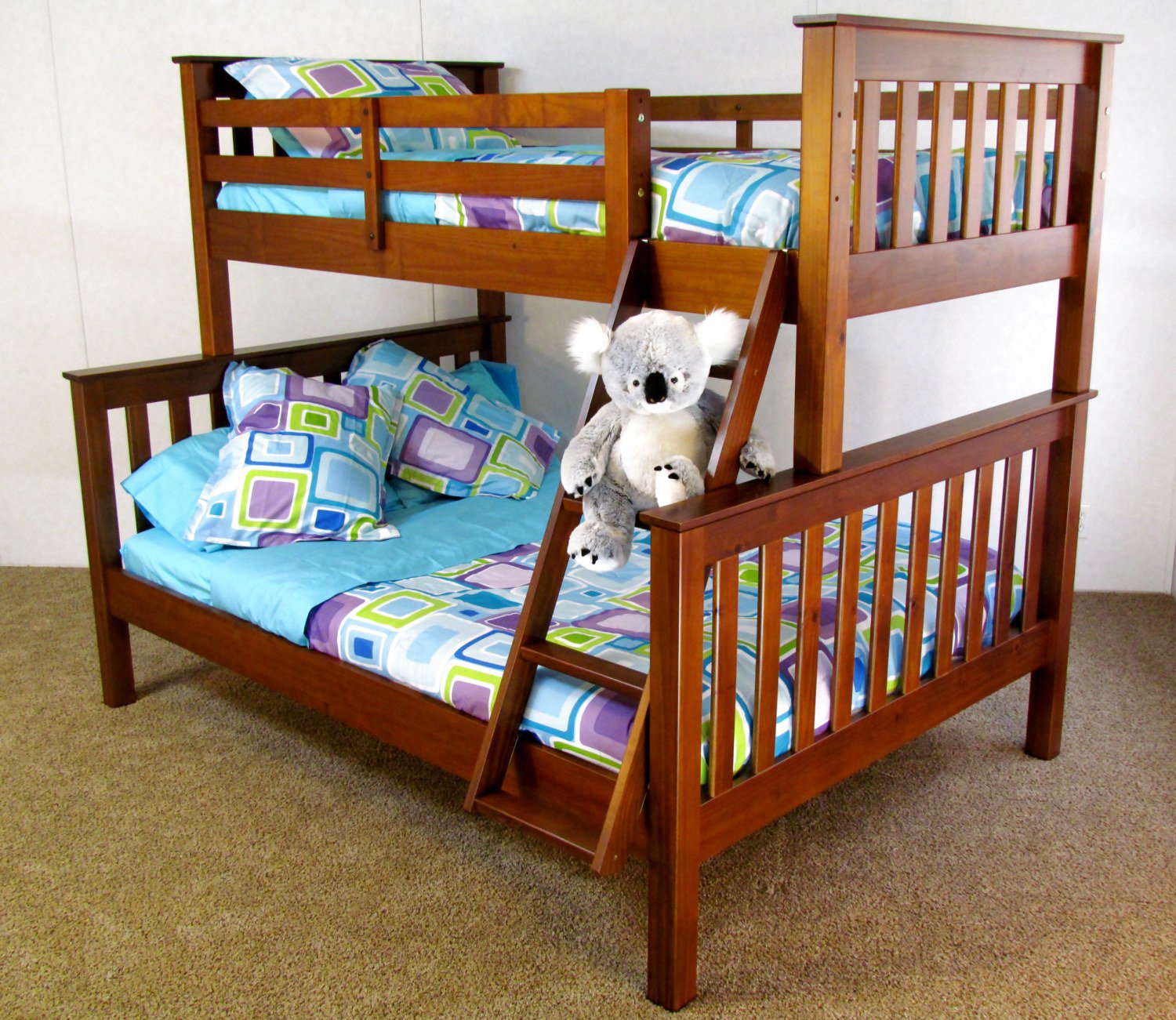 Twin over Full Solid Wood Bunk Bed "The Coolabah" FREE SHIPPING