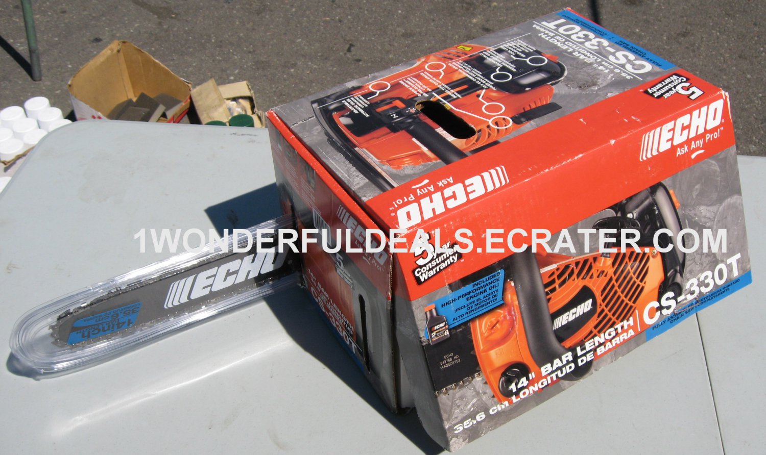 Echo ChainSaw CS330T Top Handle 32.6cc Pro Arborist Chain saw