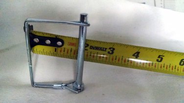 Hidden Hitch Pintle Hook Safety Pin Snap Zinc Plated Coupler 5/16 Dx3