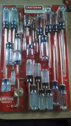 Craftsman Professional 28 pc Screwdriver Set with Phillips Torx Slotted