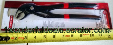 Craftsman Pro Professional 10" Adjustable Pliers (by Knipex) # 45430 Snap on button lock