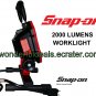 Snap on Super Bright LED Work Light 2000 Lumens 110v 25w Indoor Outdoor