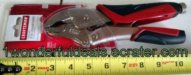 Craftsman Pro 10" Locking Adjustable Pliers Vise Grips CURVED JAW 10WR 45714