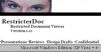 RestricterDoc 1.12 - Restricted Document Viewer