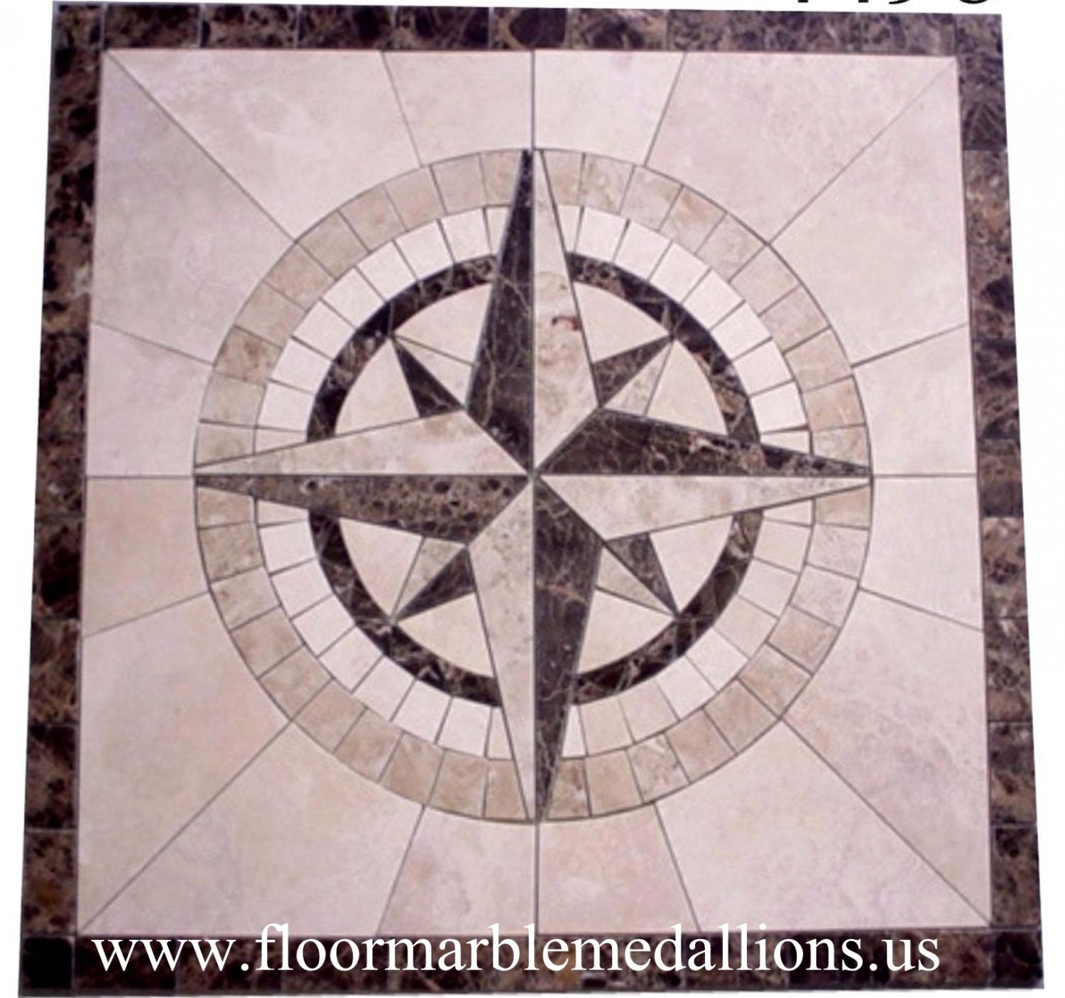 36 X 36 Floor Tile Marble Medallion 8017   501c8c3db8612 181324b 