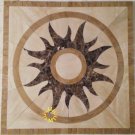 32" X 32' FLOOR MARBLE SUN MEDALLION 8011