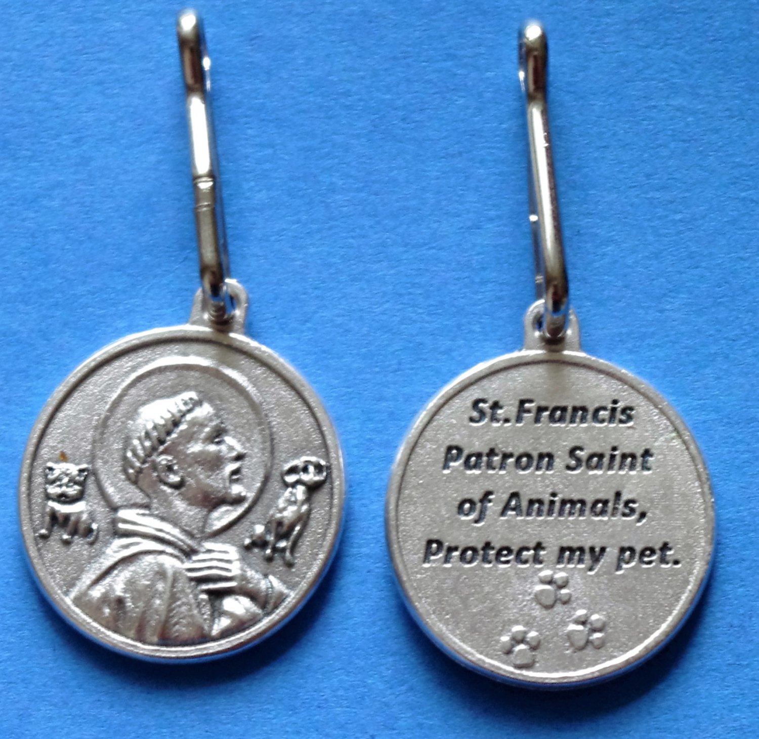 St. Francis of Assisi Pet Medal- for your dog or cat's collar. 