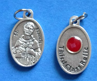 St. Francis Third Class Relic Medal M-211