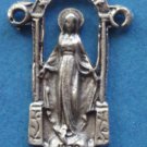 R-43 OLO Miraculous Medal Rosary Centerpiece R-43 OLO Miraculous Medal Rosary Centerpiece