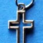 Modern Cut Out Cross Charm B-94