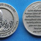 St. Alphonsus Ligouri Healing Saint Token - Arthritis M-375