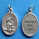 St. Francis of Assisi Protect My Pet Medal M-337