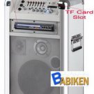 Battery Powered Portable PA System w/ DVD Player, SD USB Slot