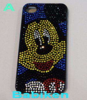 Apple Iphone 4G Mickey Bling Hard Case Pretector Back Cover