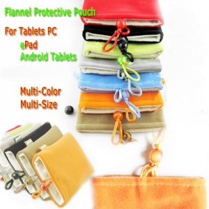 7" aPad ePad Tablet Floannel Protective Pouch-- Free shipment