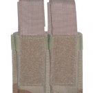 Desert Camo MOLLE Double Pistol Mag Pouch