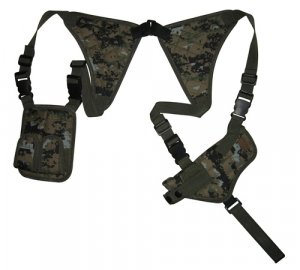 Woodland Digital Commando Horizontal Shoulder Holster